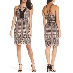 Harilyn Black & Pink Lace Overlay Dress – Small, Whimsigoth Cocktail Style